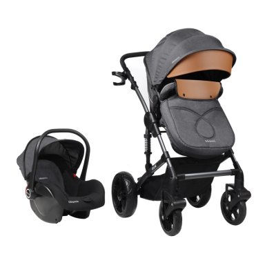 COCHE BBQOOL TRAVEL SYSTEM ATLAS GREY GRIS - 2