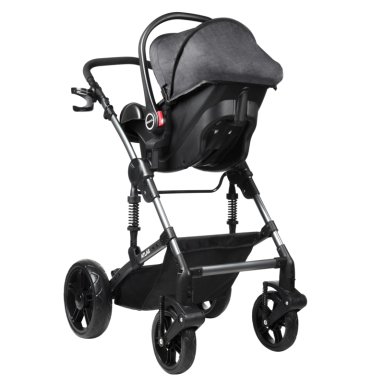 COCHE BBQOOL TRAVEL SYSTEM ATLAS GREY GRIS - 4
