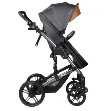 COCHE BBQOOL TRAVEL SYSTEM ATLAS GREY GRIS - 6