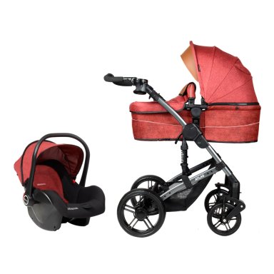 COCHE BBQOOL TRAVEL SYSTEM ATLAS RED ROJO - 1