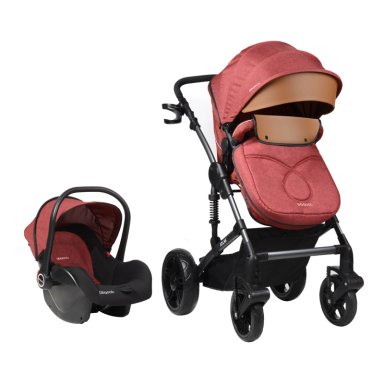 COCHE BBQOOL TRAVEL SYSTEM ATLAS RED ROJO - 2