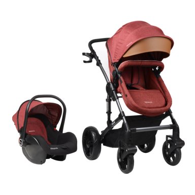 COCHE BBQOOL TRAVEL SYSTEM ATLAS RED ROJO - 3