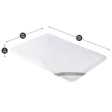 COLCHÓN BBQOOL COZY INFANTIL PLEGABLE 107 X 67 X 4 CM - 2