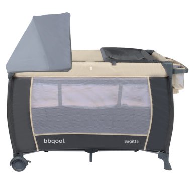 CUNA PLAYARD SAGITTA BEIGE + COLCHON DE VIAJE PLEGABLE - 4