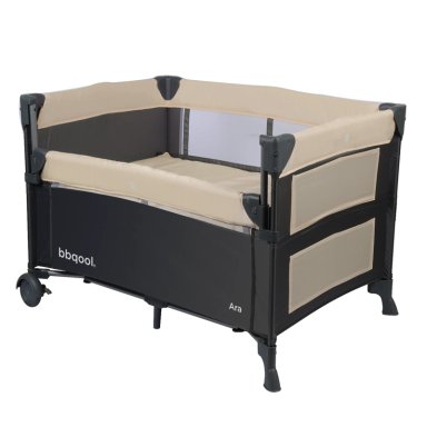 CUNA PLAYARD COLECHO ARA BEIGE + COLCHÓN DE VIAJE PLEGABLE - 2