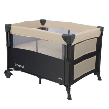 CUNA PLAYARD COLECHO ARA BEIGE + COLCHÓN DE VIAJE PLEGABLE - 3