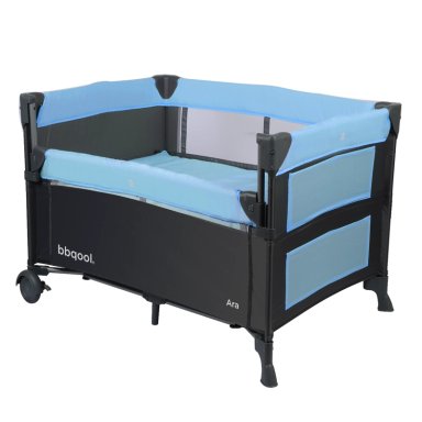 CUNA PLAYARD COLECHO ARA AZUL + COLCHON DE VIAJE PLEGABLE - 2