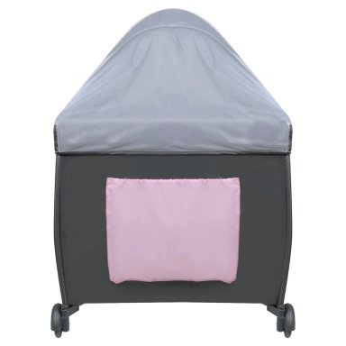 CUNA PLAYARD SAGITTA ROSADO + COLCHON DE VIAJE PLEGABLE - 6