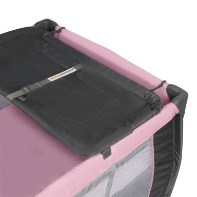 CUNA PLAYARD SAGITTA ROSADO + COLCHON DE VIAJE PLEGABLE - 8
