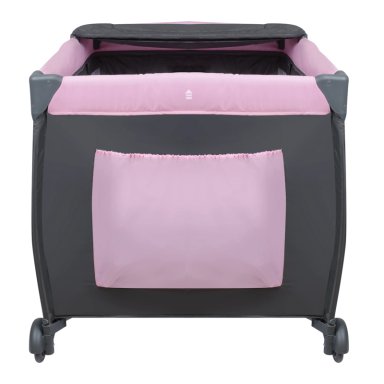 CUNA PLAYARD LYRA ROSADO + COLCHON DE VIAJE PLEGABLE - 6