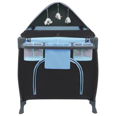 CUNA PLAYARD SAGITTA AZUL + COLCHON DE VIAJE PLEGABLE - 5