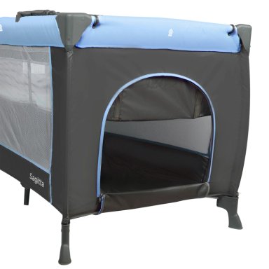 CUNA PLAYARD SAGITTA AZUL + COLCHON DE VIAJE PLEGABLE - 7