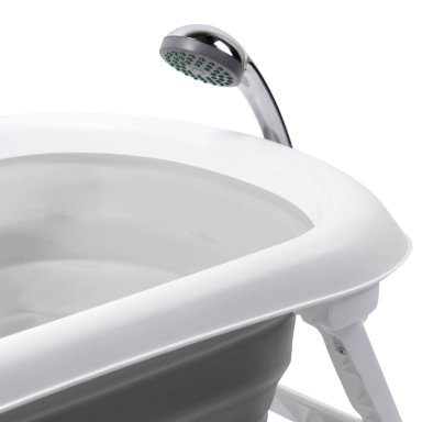 BAÑERA BBQOOL PLEGABLE SPLASHY GREY + SOPORTE ERGONÓMICO GRIS - 7