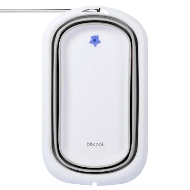 BAÑERA BBQOOL PLEGABLE SPLASHY GREY + SOPORTE ERGONÓMICO GRIS - 8