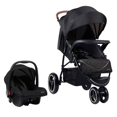 COCHE BBQOOL TRAVEL SYSTEM KANO DARK GREY GRAFITO - 1