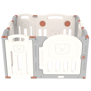 CORRAL BBQOOL DIDÁCTICO JUEGOS PLEGABLE TEDDY GREY GRIS - 3