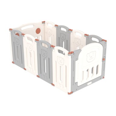 CORRAL BBQOOL DIDÁCTICO JUEGOS PLEGABLE TEDDY GREY GRIS - 4