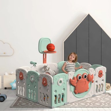 CORRAL BBQOOL DIDÁCTICO JUEGOS OCEAN MINT MENTA - 7