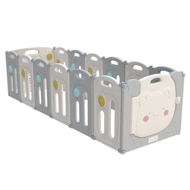 CORRAL BBQOOL DIDÁCTICO JUEGOS PLEGABLE KIDDY GREY GRIS - 3