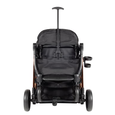 COCHE MALETA COMPACTO REVERSE CROMADO DORADO - 6