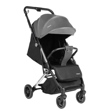 COCHE MALETA COMPACTO REVERSE CROMADO PLATA - 2