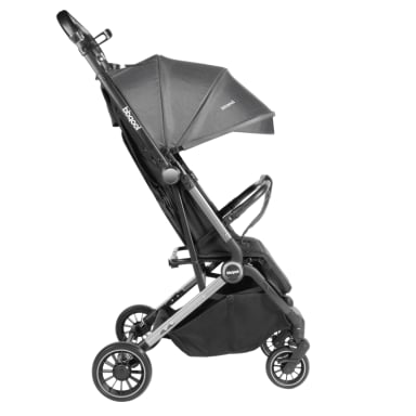 COCHE MALETA COMPACTO REVERSE CROMADO PLATA - 3