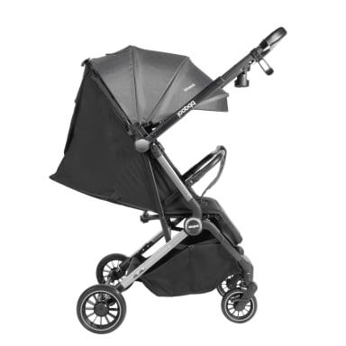 COCHE MALETA COMPACTO REVERSE CROMADO PLATA - 4
