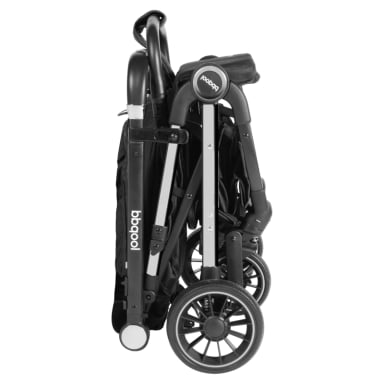 COCHE MALETA COMPACTO REVERSE CROMADO PLATA - 5