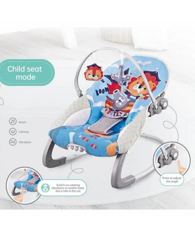 SILLA NIDO BOUNCER LION AZUL - 2