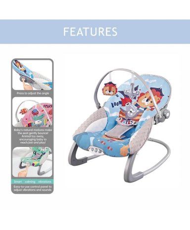 SILLA NIDO BOUNCER LION AZUL - 3