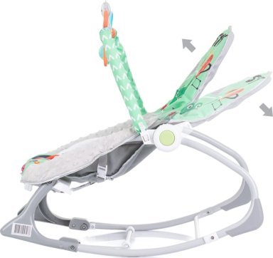 SILLA NIDO MECEDORA ROCKER DINO VERDE - 4