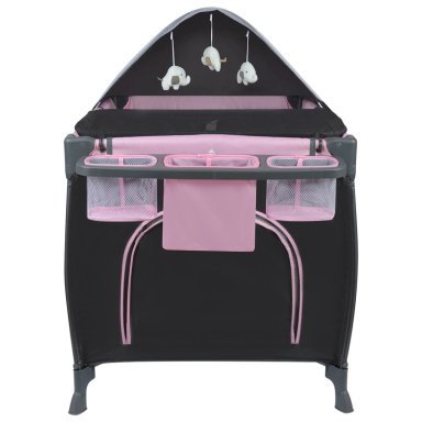 CUNA PLAYARD SAGITTA ROSADO + COLCHON DE ESPUMA - 5