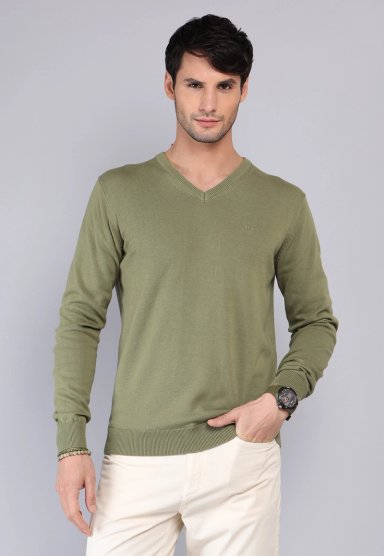 SWEATER CUELLO V ARROW - 1