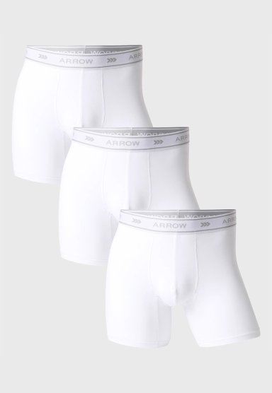 BOXER 3 UNIDADES LISO ARROW - 1