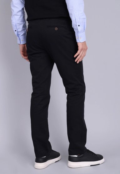 PANTALON CHINO HOMBRE ARROW BASICO REGULAR FIT NEGRO - 2