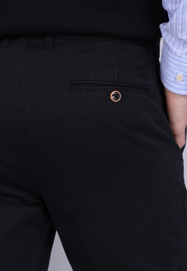 PANTALON CHINO HOMBRE ARROW BASICO REGULAR FIT NEGRO - 5