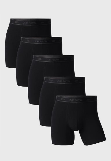 BOXER 5 UNIDADES LISO ARROW - 1