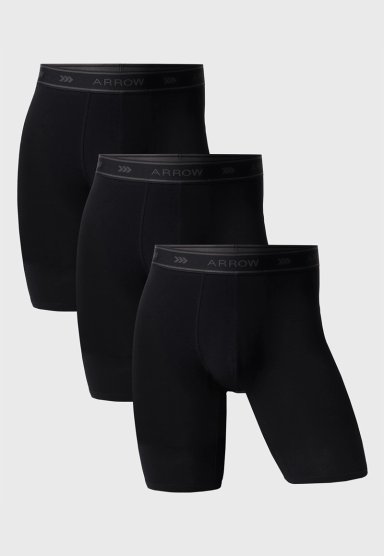 BOXER HOMBRE ARROW PACK X3 ALGODON LISO - 1