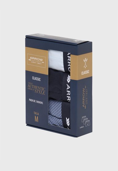 BOXER 3 UNIDADES DESIGN ARROW - 5