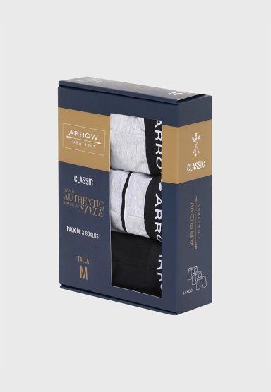 BOXER 3 UNIDADES DESIGN ARROW - 5