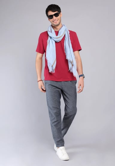 POLERA CUELLO REDONDO STONE WASH ARROW - 4