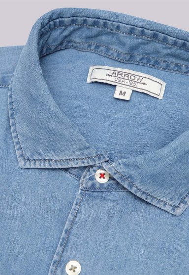 CAMISA CASUAL DENIM ARROW - 5
