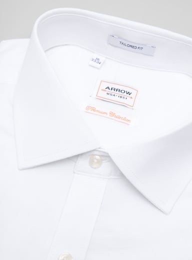 CAMISA HOMBRE ARROW FORMAL SPANDEX TEXTURADA BLANCA - 2