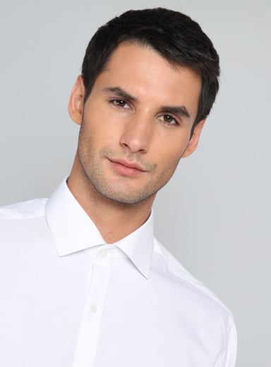 CAMISA HOMBRE ARROW FORMAL SPANDEX TEXTURADA BLANCA - 8