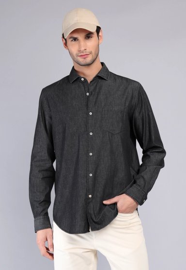 CAMISA CASUAL DENIM ARROW - 1