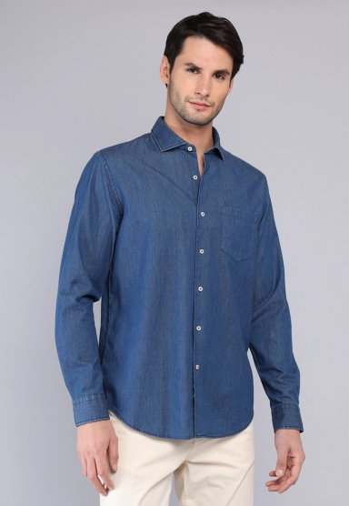 CAMISA CASUAL DENIM ARROW - 1