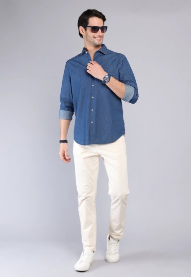 CAMISA CASUAL DENIM ARROW - 4