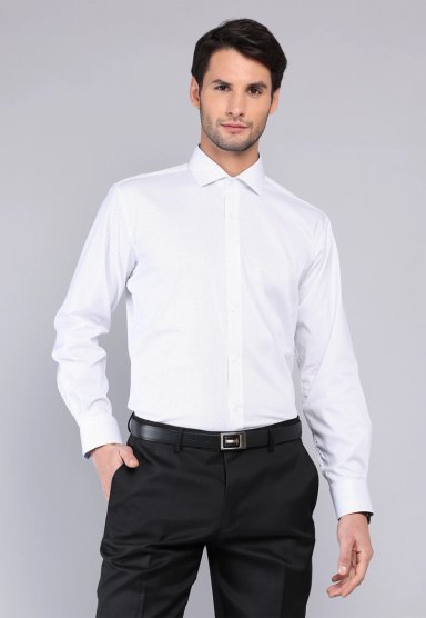 CAMISA FORMAL PRINT SPANDEX ARROW - 1
