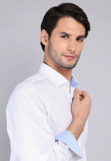 CAMISA FORMAL PRINT SPANDEX ARROW - 4
