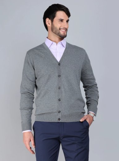 CARDIGAN MANGA LARGA ARROW - 1